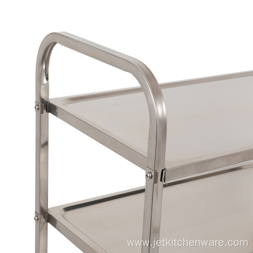 Dismounting Stainless Steel Four Layers Tea Trolley